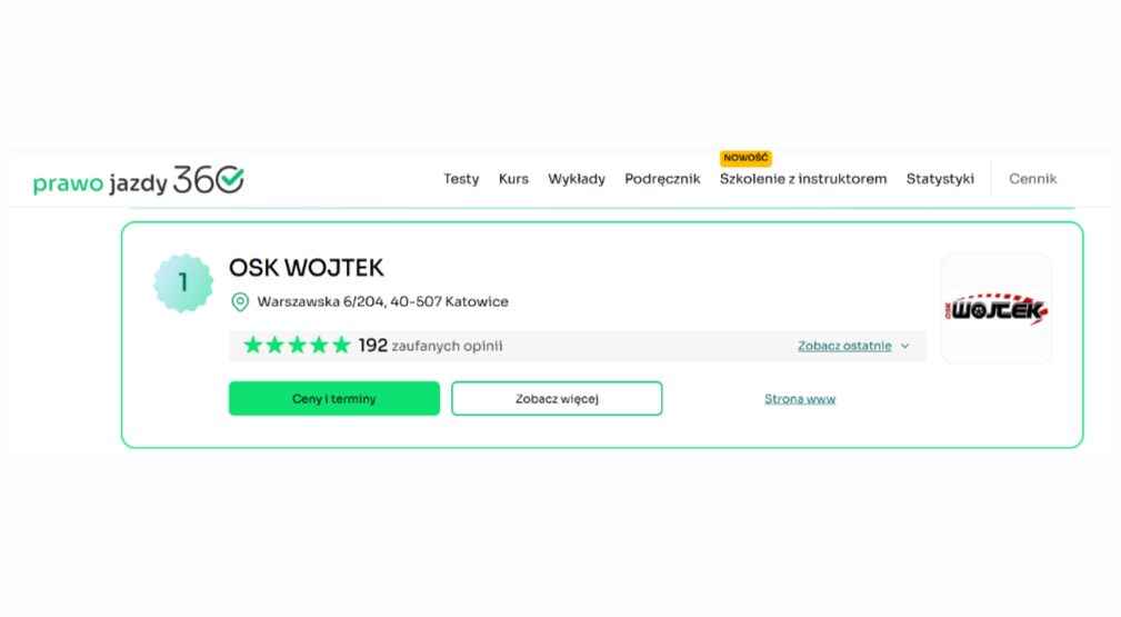 Archiwalny ranking Prawo Jazdy 360