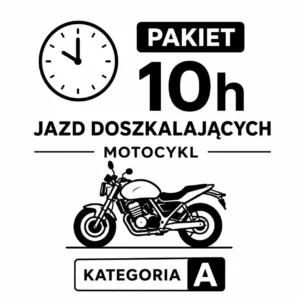Pakiet 10h jazd doszkalających motocykl kategoria A